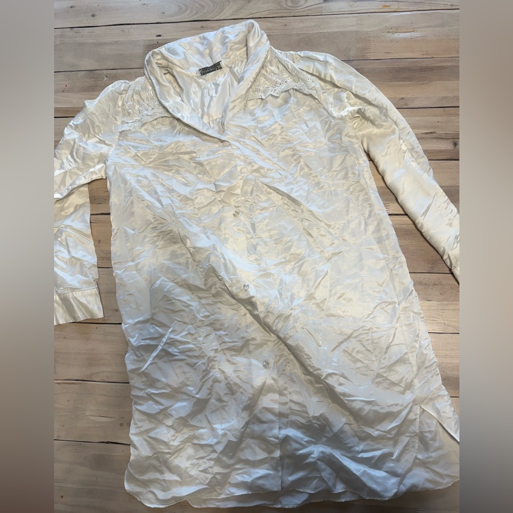 VINTAGE Christian Dior white nightgown